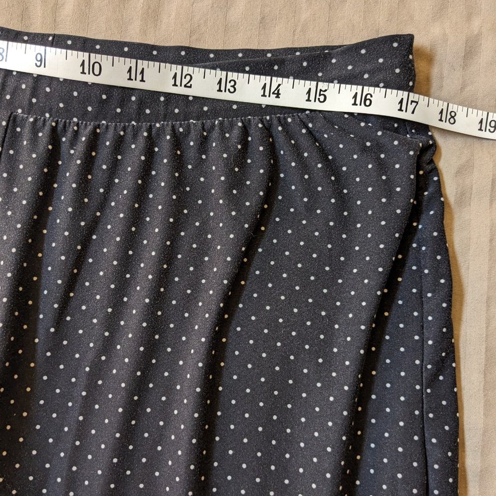 Set of 2 Lounge Pants M-L Pajamas Satin and Soft Knit Two Pieces Sleep Pants - Picture 6 of 8
